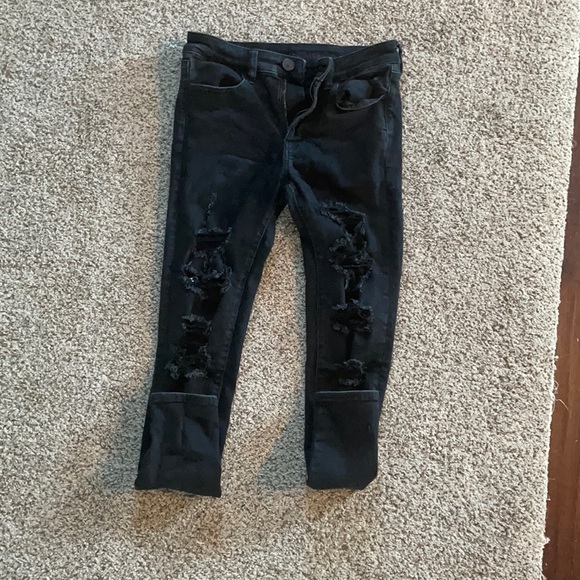 America Eagle Black Jeans - Picture 1 of 4